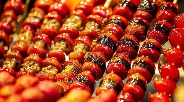 Candied Haws on a Stick