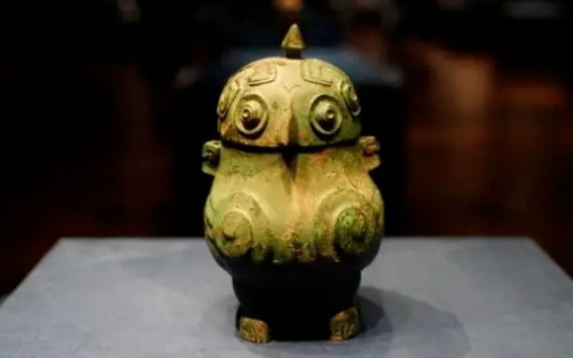  The Shang Dynasty Owl You, often called the ancient "Angry Bird" by netizens, also draws much attention