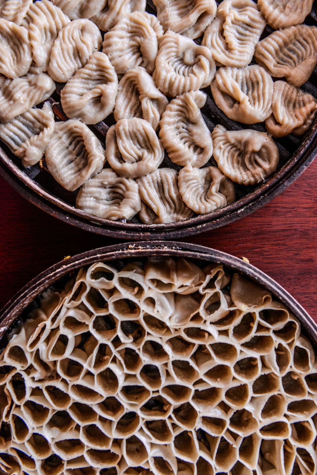 Buckwheat dumplings.