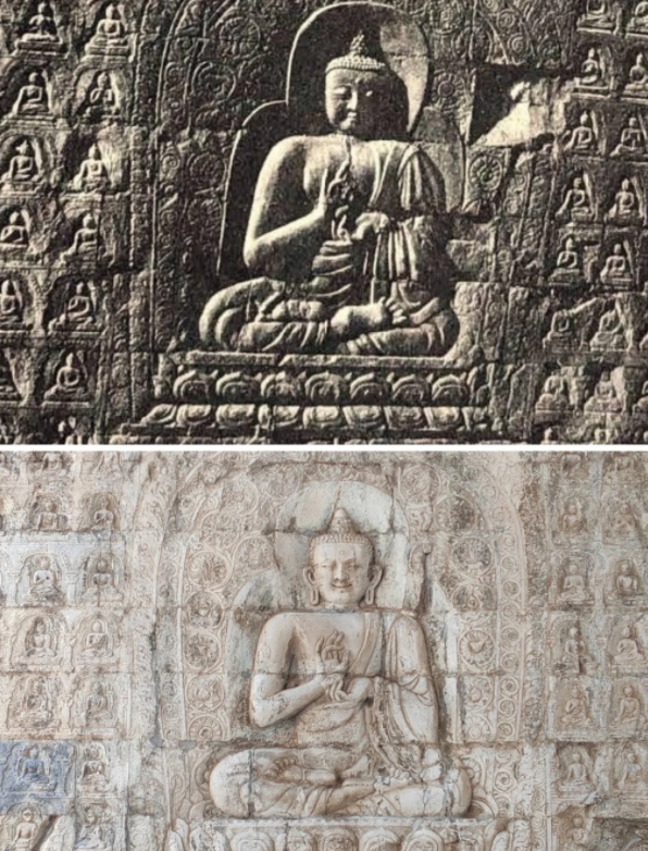 Stone Buddha statues