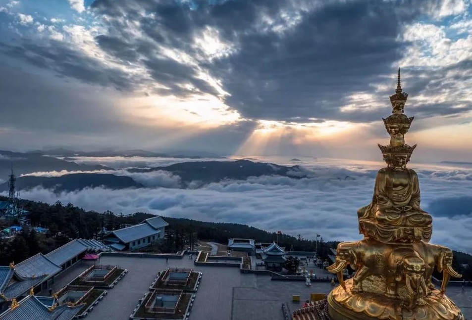 Golden Buddha on the Golden Summit