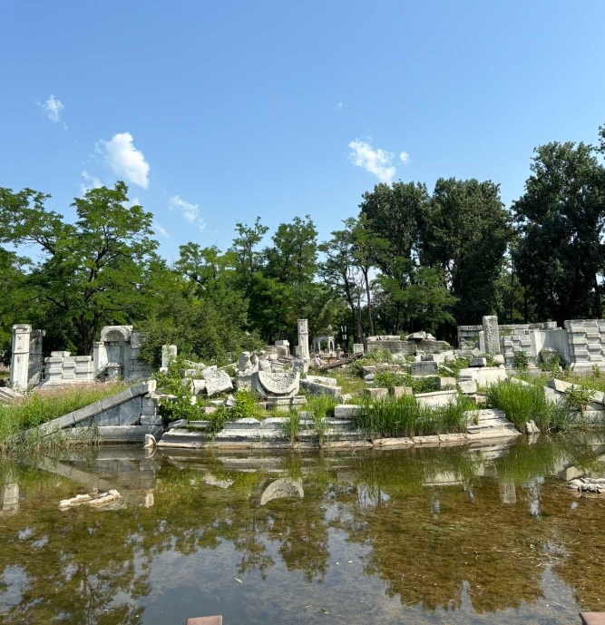 Western-Style Buildings Ruins Area