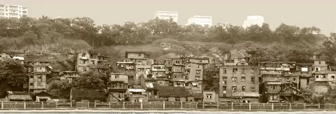 The old appearance of Chongqing Hongyadong before demolition