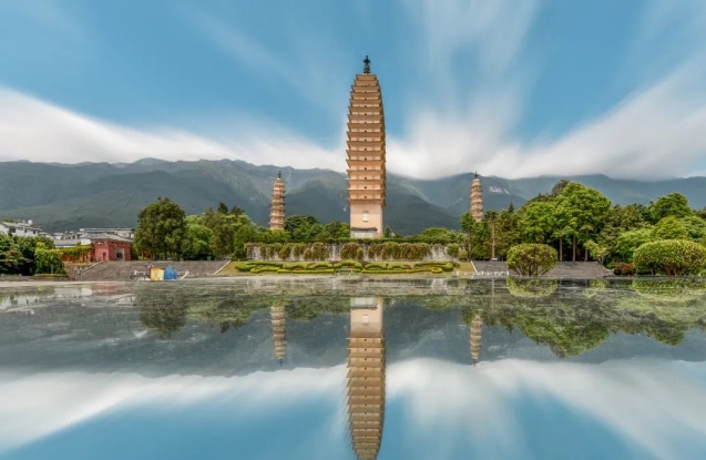 Three Pagodas of Chongsheng Temple.