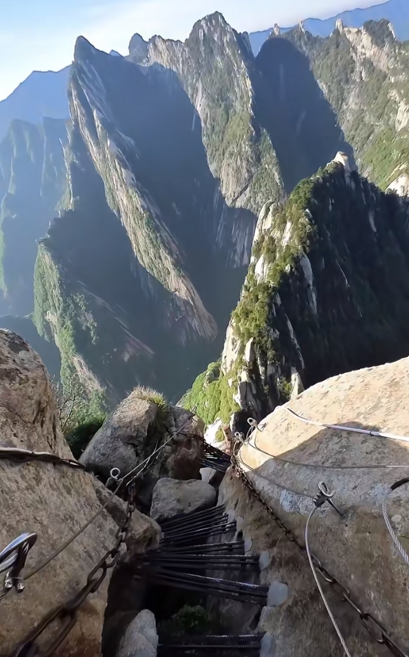 Plank Road in the Sky on Huashan Mountain