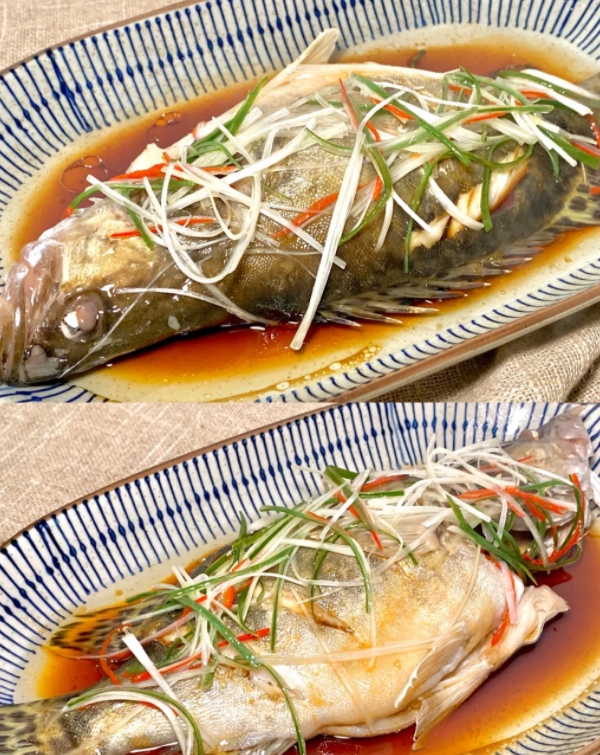 Steamed Li River Mandarin Fish