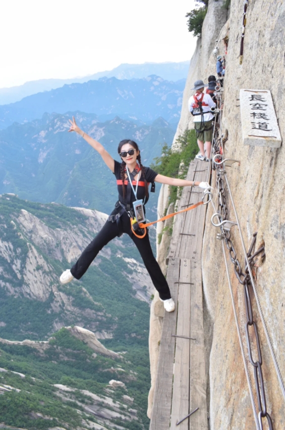 Plank Road in the Sky on Huashan Mountain