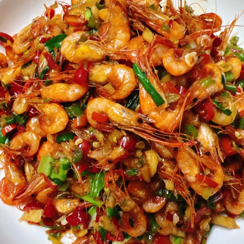 Stir-Fried Li River Shrimp