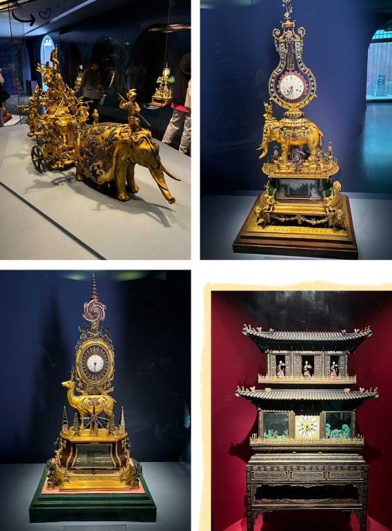 Clock made by the Qing Dynasty