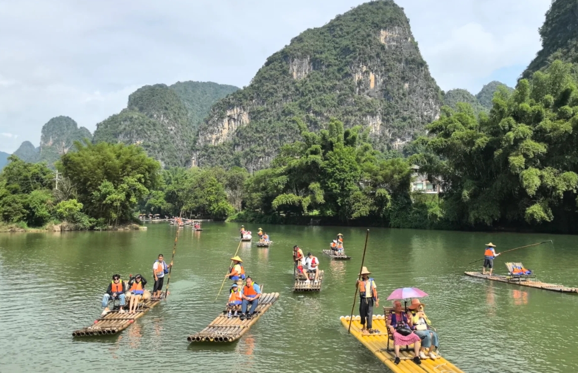 Bamboo Rafting on the Li River