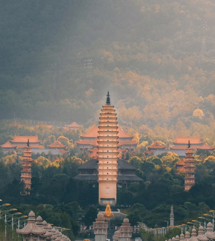 Three Pagodas of Chongsheng Temple.