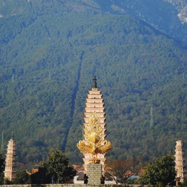 Three Pagodas of Chongsheng Temple.