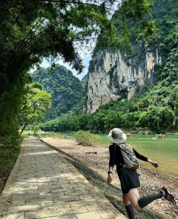 Hiking Along the Li River