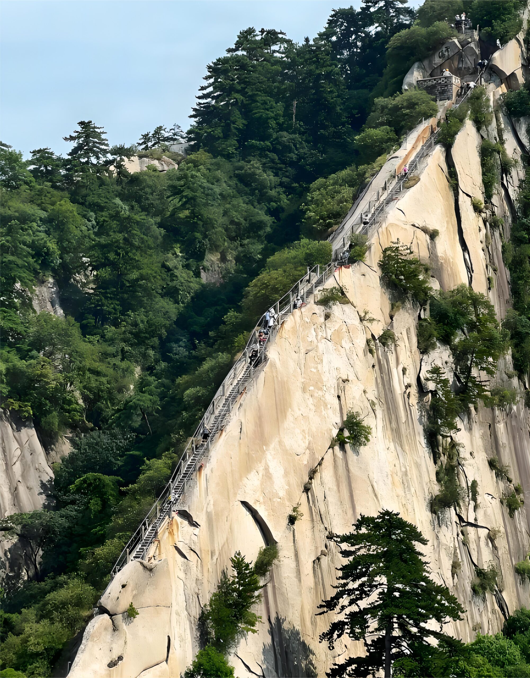 Canglong Ridge of Huashan Mountain