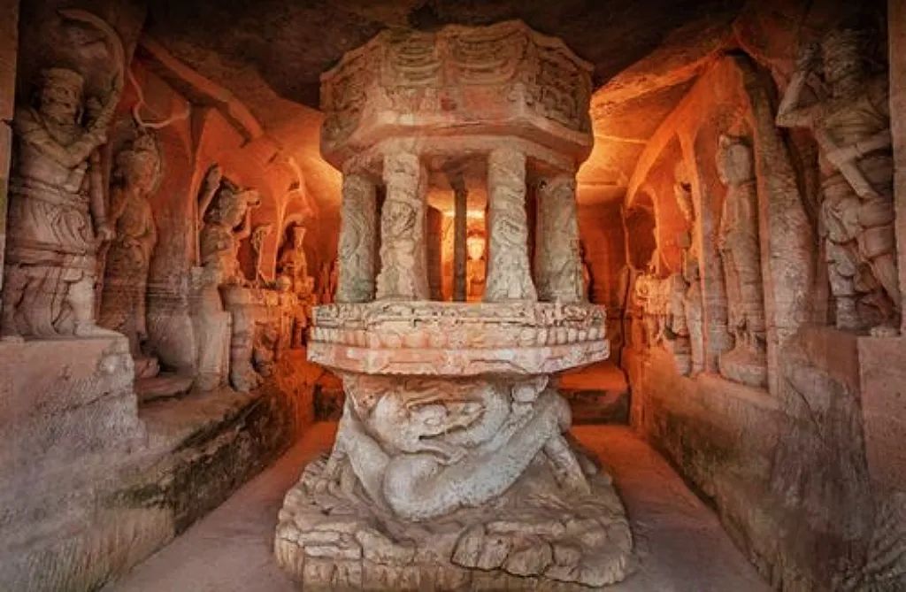 The Cave of the Revolving Sutra Repository