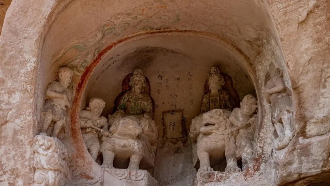 Shizhuan Mountain Niche of Manjushri and Samantabhadra