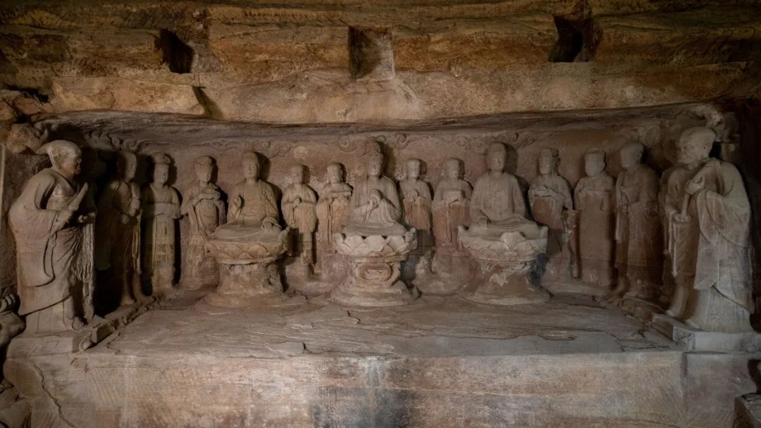 Shizhuan Mountain Niche of Vairocana, Sakyamuni, and Maitreya